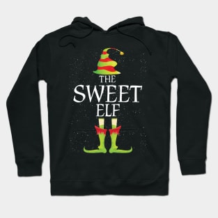 Sweet Elf Family Matching Christmas Group Funny Gift Hoodie